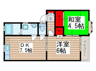 ハイツフロンティアの物件間取画像